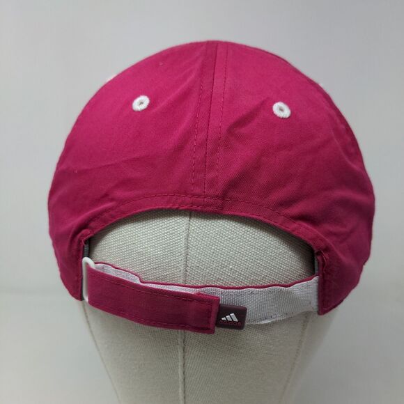 Adidas Climalite Women's Strapback Hat Pink Adjustable Embroidered Logo - Picture 5 of 8